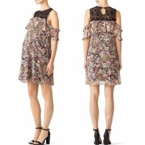 Slate & Willow Lace Yoke Maternity Shift Dress, size XL